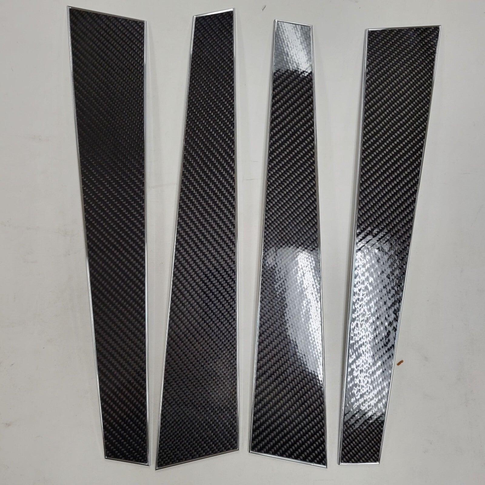 Fits 2002~2007 Mercedes Benz E Class W211 Aluminum Pillar Post Trim & Chrome