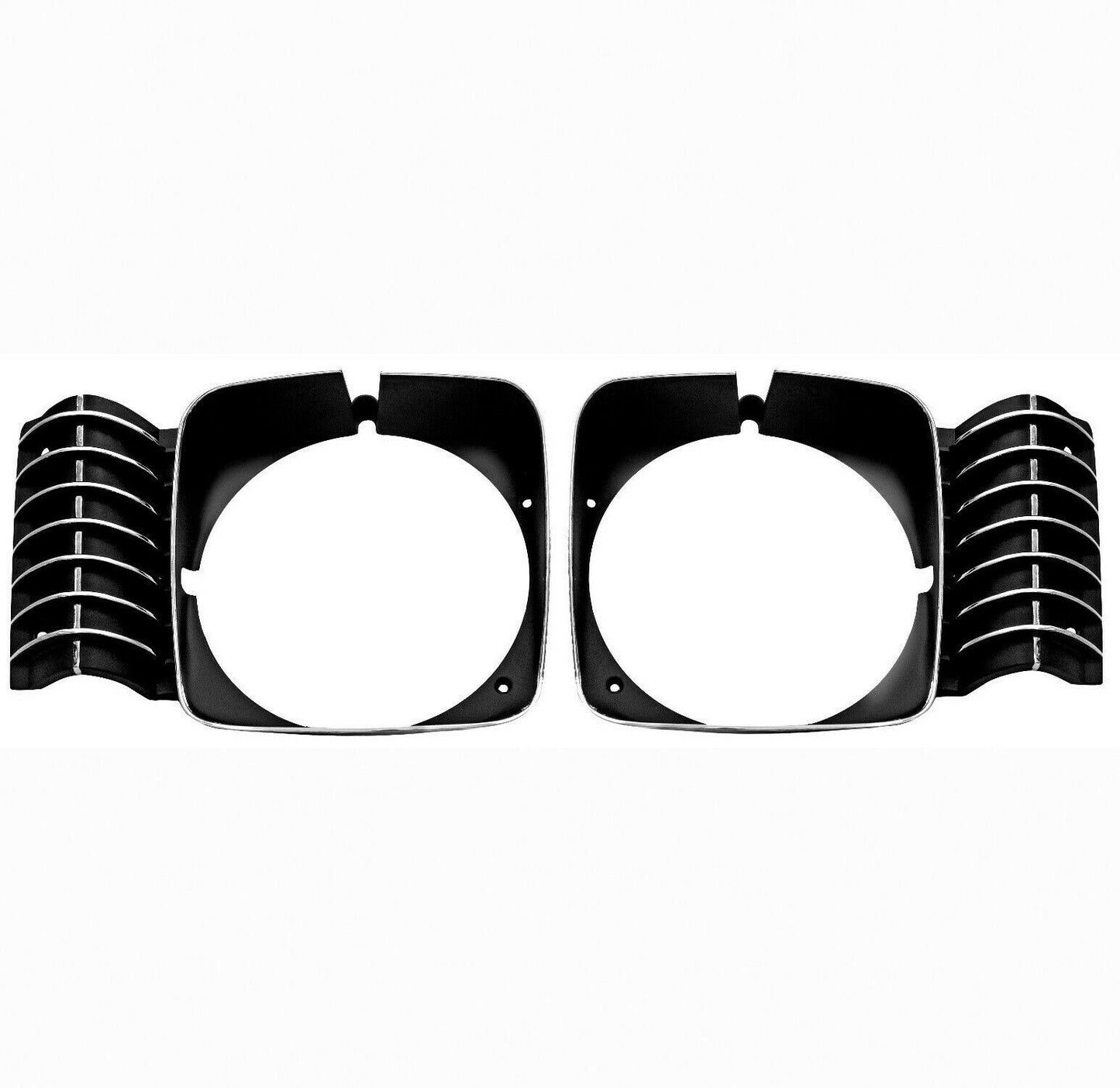 1969 1970 1971 1972 Chevy Nova Headlamp Headlight Bezel Set Pair Right & Left