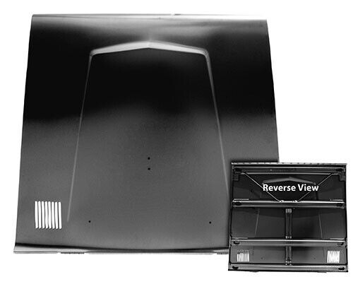 HOOD 1966-69 W/WINDSHIELD LATCH HOLES  1966-77 BRONCO