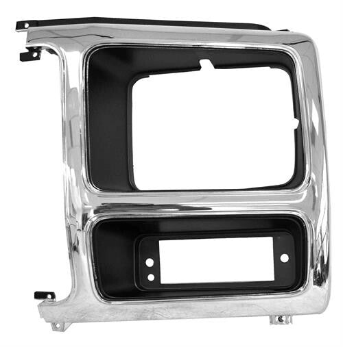 HEADLAMP DOOR LH 1982-86 FORD TRUCK (CHROME & GRAY)