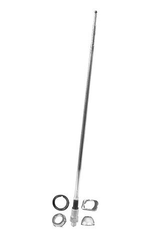 ANTENNA MAST REAR LH  1965-66 CHEVELLE/IMPALA W/MOUNTING HARDWARE /NO CABLE