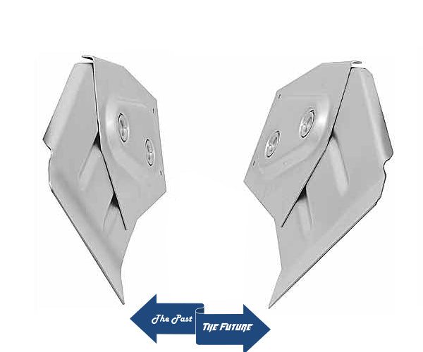 Trunk Hinge Brackets - Weld Through Primer 1965 1966 Ford Mustang Convertible