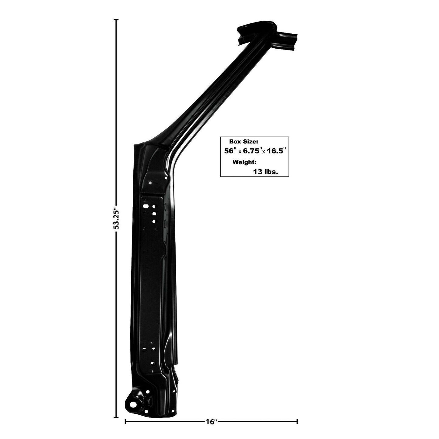 1967~1972 Chevy Pickup Truck Door Pillar Outer Left Side EDP Steel Dynacorn