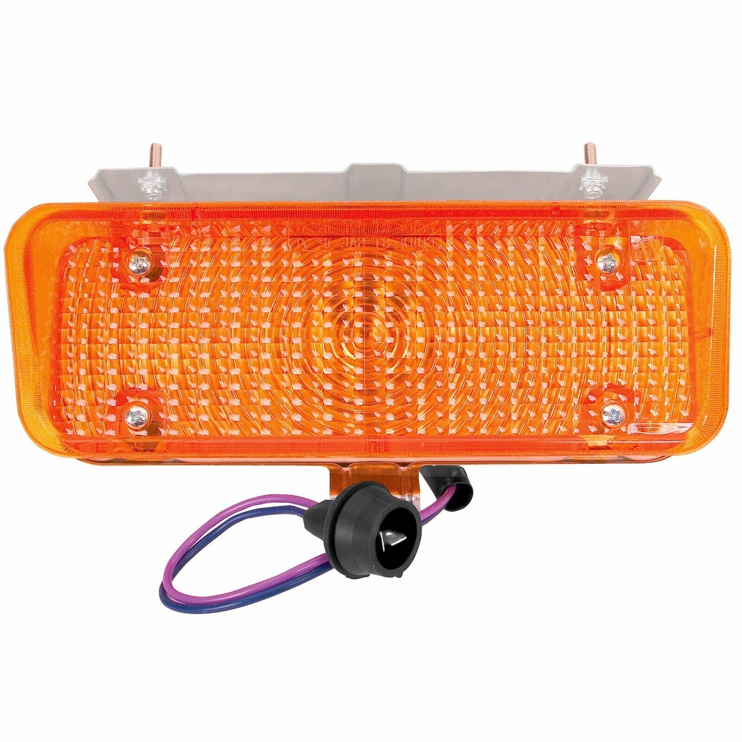 1971 1972 Chevy Pickup Truck Park Lamp Light Assembly Amber Lens Left Side New