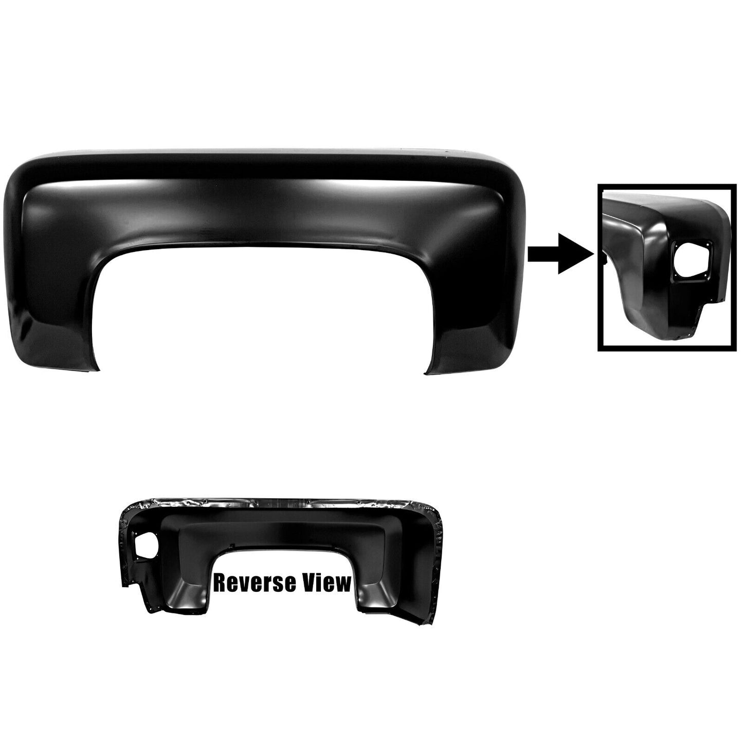 1979~80 Chevy Pickup Truck Rear Fender/square filler Door Handle Right Stepside