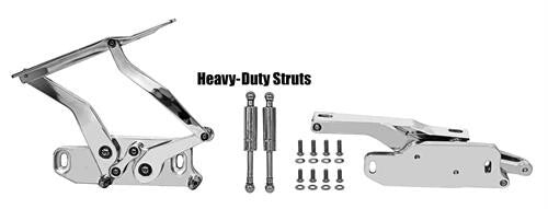 BILLET HOOD HINGES PAIR MOST GM MODELS 1963-67