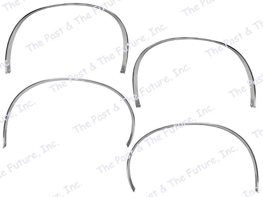 Front & Rear Wheel Well Molding - Fastback - 4 PCS Set MSMG70-5P+7P