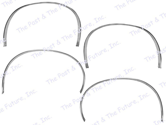Front & Rear Wheel Well Molding - Fastback - 4 PCS Set MSMG70-5P+7P