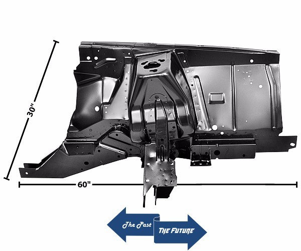 Complete Shock Tower & Apron Assembly - Left Side 71 72 73 Ford Mustang