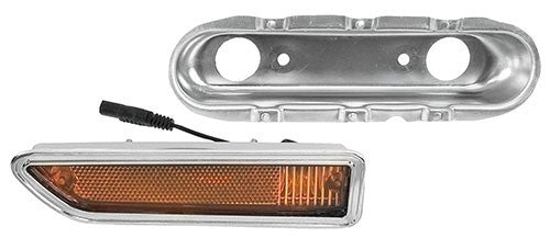 PARK LAMP / FRONT LENS LH DRIVER SIDE 1970-71 DODGE CHALLENGER AMBER