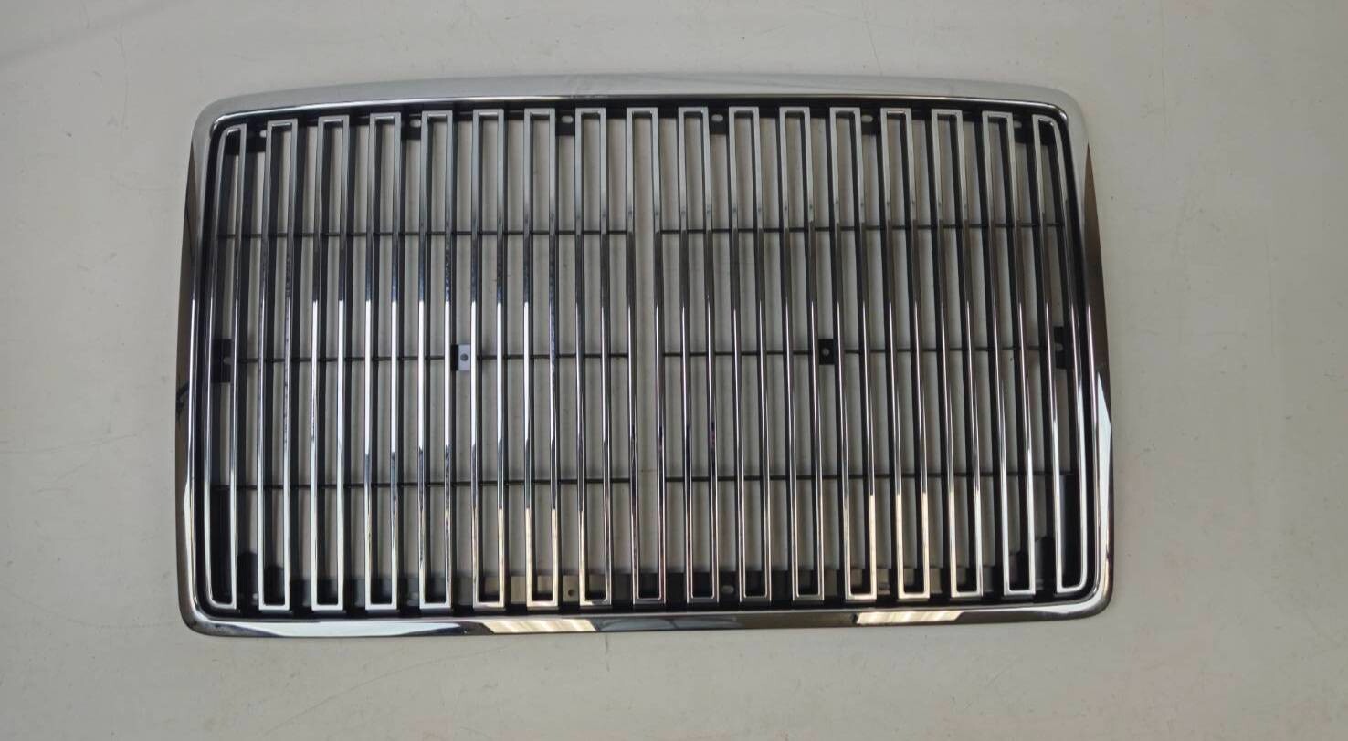 Fits VOLVO VN Front Chrome Vertical Grille 96 - 03 W/O EMBLEM HOLE