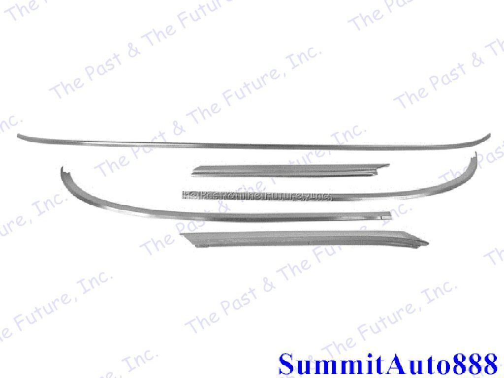1963 1964 63 64 Chevy Impala Windshield Molding - 5 PCS / Set IMMG6364-1