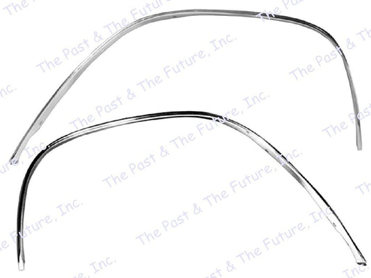 1965 Chevy Chevelle El Camino Front Wheel Well Opening Molding Pair CVMG65-1P