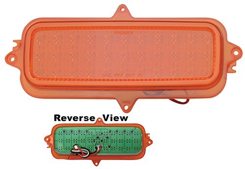 FRONT MARKER LAMP LENS 1960-66 CHEVROLET TRUCK ( LED )