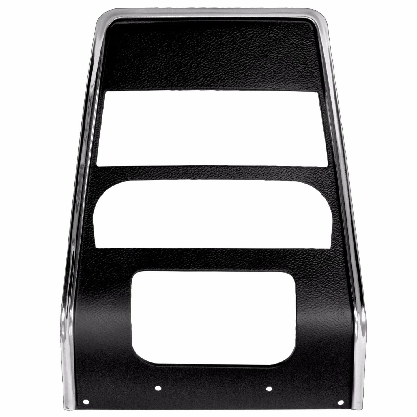 1967 1968 Chevy Camaro Center Dash Panel Black without AC Hole Dynacorn