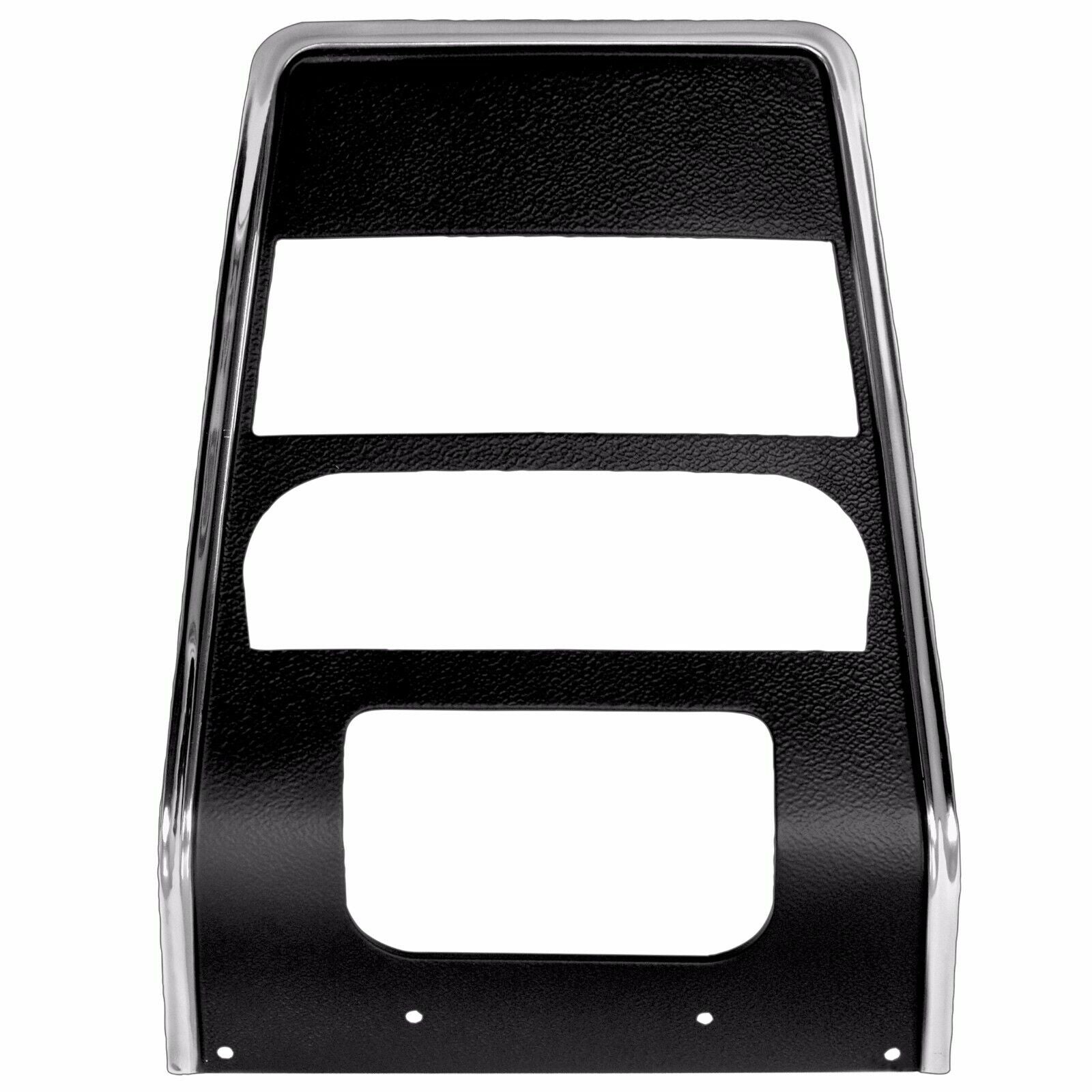 1967 1968 Chevy Camaro Center Dash Panel Black without AC Hole Dynacorn