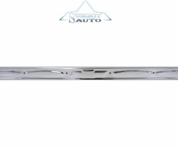 60-66 Chevy Pickup Truck Chromed Door Sill Scuff Plates w/ Bow-Tie Right & Left