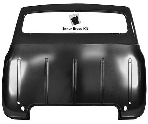 CAB BACK PANEL ASSEMBLY 1953-55 FORD TRUCK (SMALL WINDOW) W/O GAS HOLE