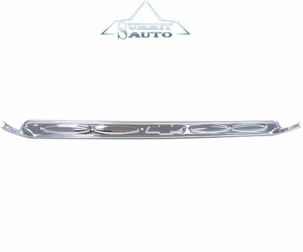 160~166 Chevy Pickup Truck Door Sill Scuff Plate w/ Bow tie Chrome Each w/Screws