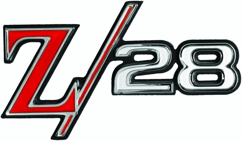 EMBLEM REAR EMBLEM Z-28 1969 CHEVROLET CAMARO