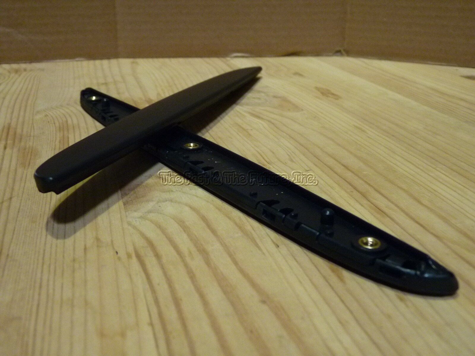 Fits BMW E90 E91 3-Series Front Grille Hood Molding PTD BK Trim L&R 2PCS