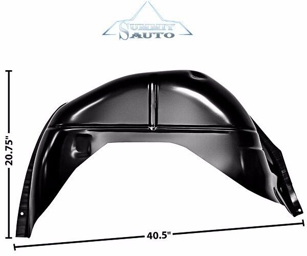 1970 1971 1972 Chevy Chevelle Convertible Inner Wheelhouse Right/Passenger Side 