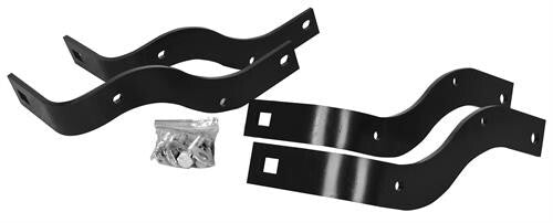 REAR BUMPER BRACKETS 1948-72 FORD TRUCK /FLARESIDE NO RIVETED W/HARDWARE