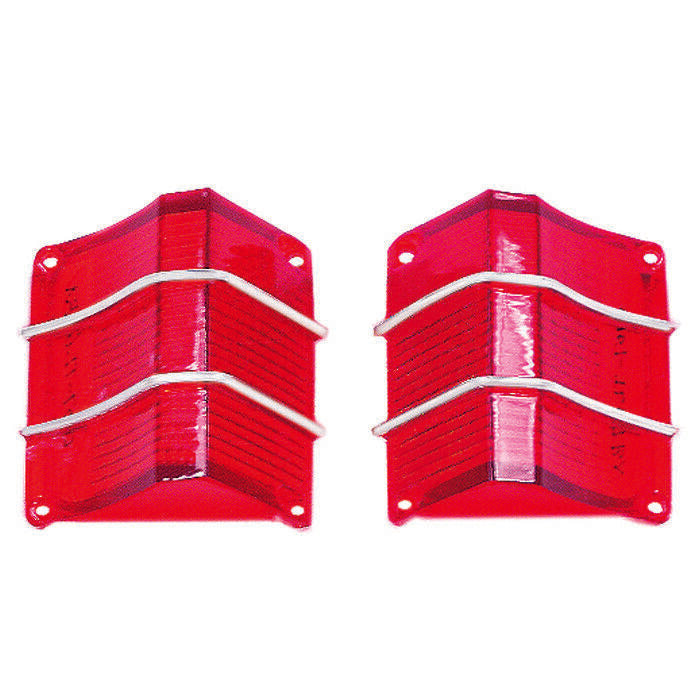 1967 67 Chevy El Camino Tail Lamp Taillight Lens Pair / 2 PCS Right & Left Side