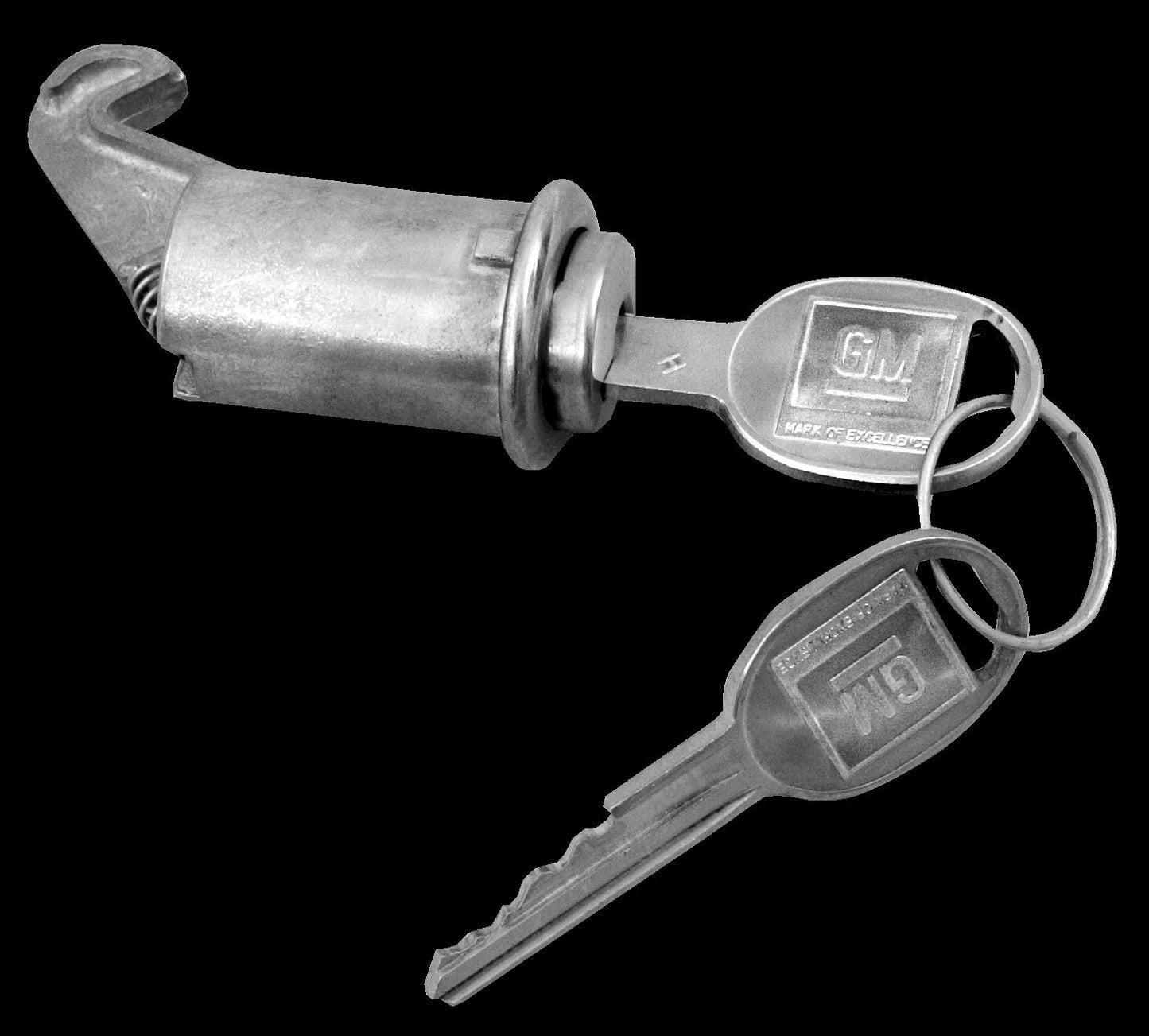 1962 1963 1964 1965 Chevy II / Nova Later Style Glovebox Lock Round Head Key 163