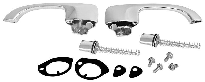 DOOR HANDLE KIT 1968-69 W/BUTTONS CHEVELLE