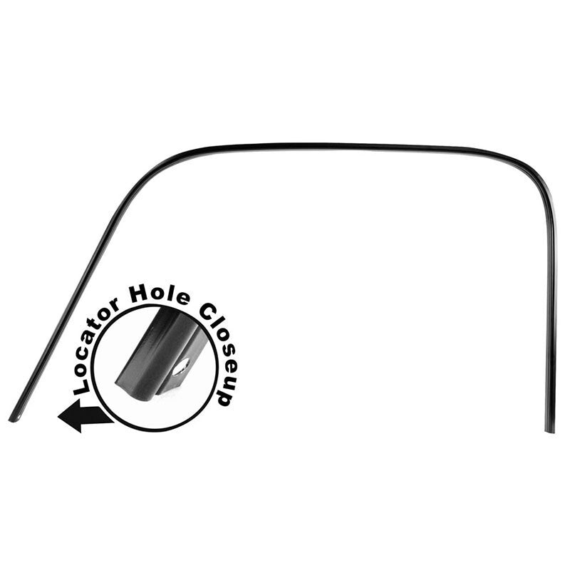 DRIP RAIL /DOOR CROWN TRIM  LH 1947-54 CHEVROLET TRUCK