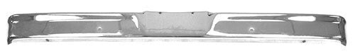 TRUCK FRONT CHROME BUMPER W/O PAD HOLES 1964-77 W/LICENSE HOLES