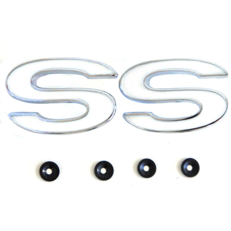 1969 1970 1971 1972 Chevy Chevelle GM Fender Emblem SS w/ Retainers