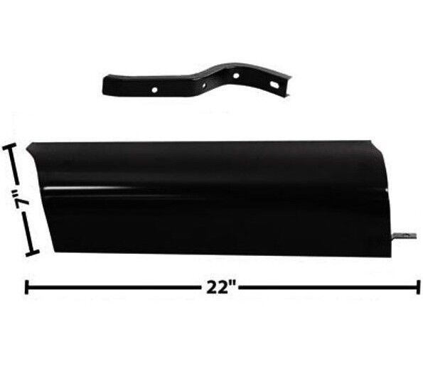 1947-53 Chevy Pickup Truck Running Board Bedside Apron Short Bed Right Side Dii