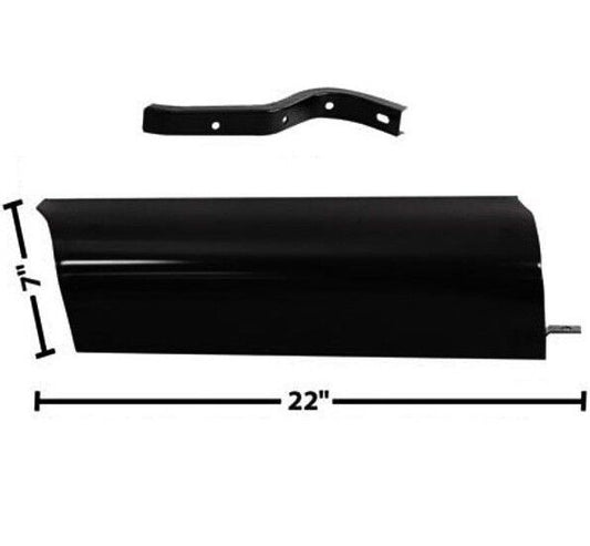 1947-53 Chevy Pickup Truck Running Board Bedside Apron Short Bed Right Side Dii
