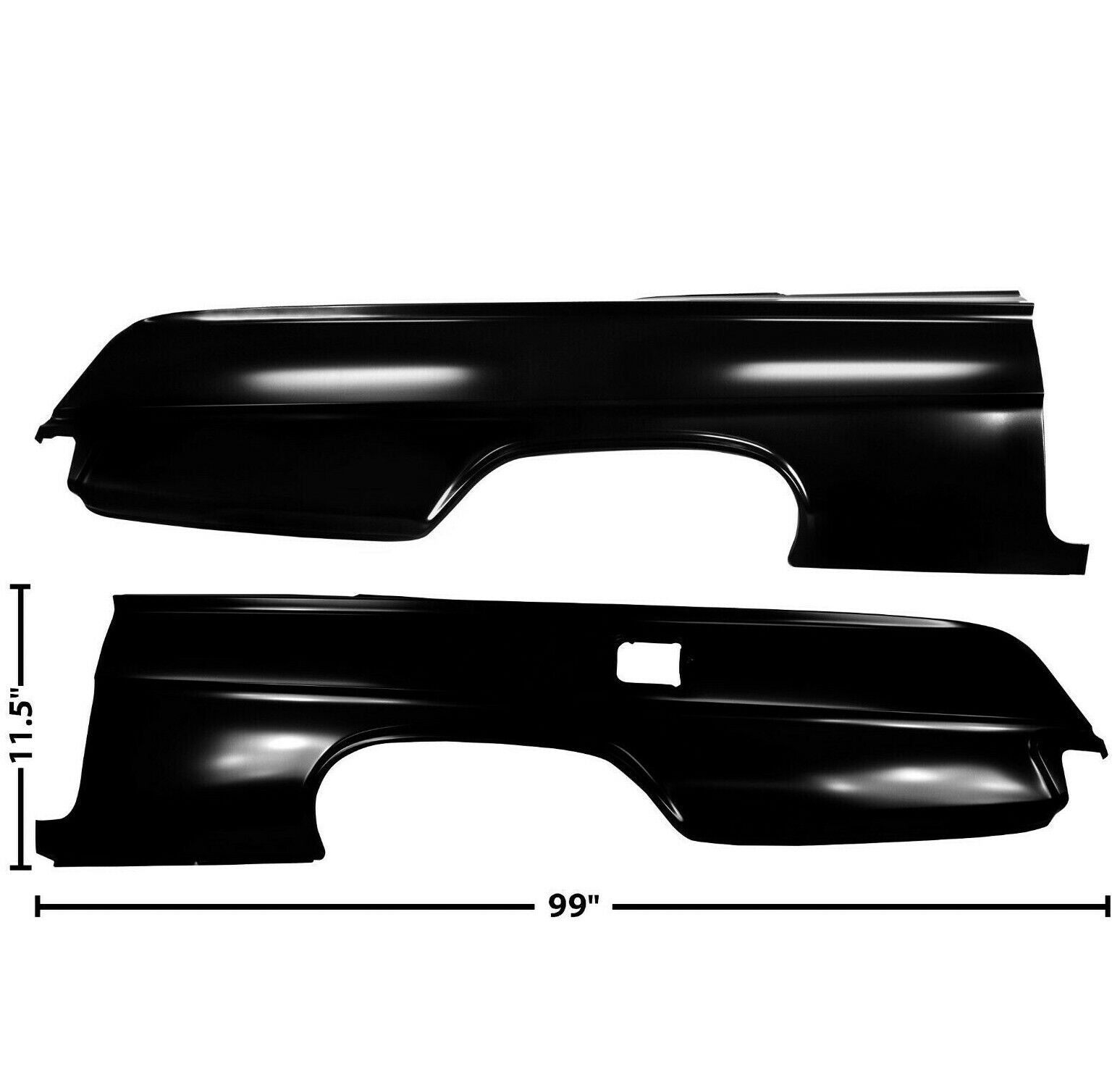 1962 Chevy Impala Quarter Panel Pair Right & Left Side 2 Door EDP Steel Dii