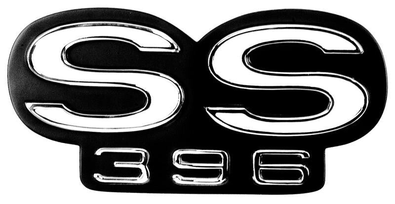 GRILLE EMBLEM (SS 396) 1966 CHEVELLE
