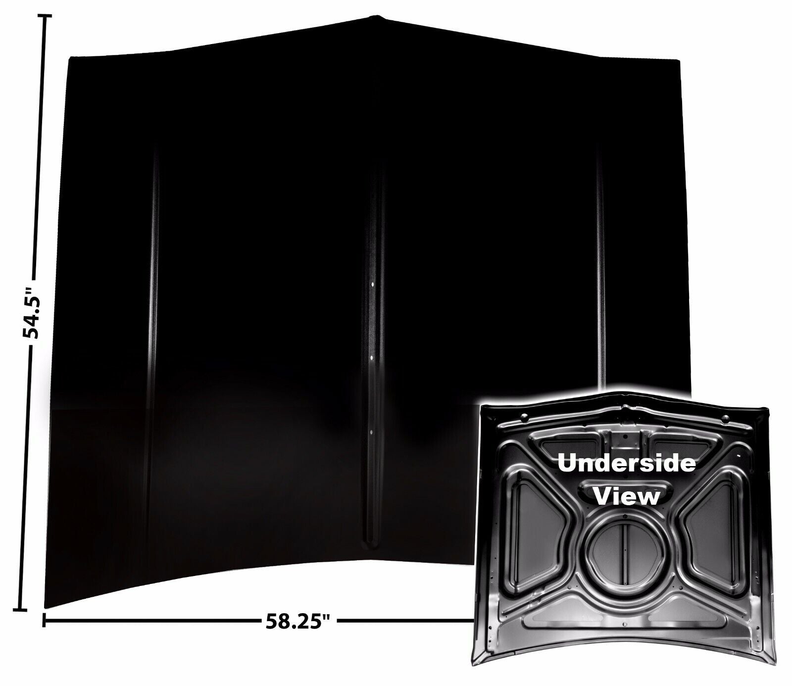 1965 1966 65 66 Chevy Impala Hood EDP Coated Steel Dynacorn