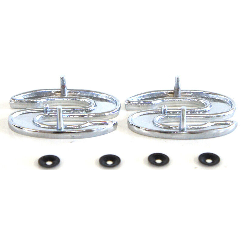 1969 1970 1971 1972 Chevy Chevelle GM Fender Emblem SS w/ Retainers