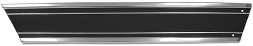 BED MOLDING LOWER REAR LH 1969-72 CHEVROLET TRUCK S/B TRUCK BLACK