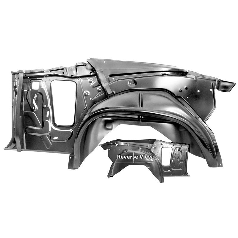 QUARTER WHEELHOUSE ASSEMBLY LH 1970-72 CONV CHEVELLE