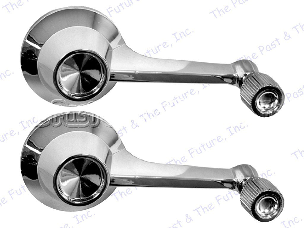 Door Window Regulator Crank Handle - Clip Style - Pair / 2 PCS MSWC65-1P