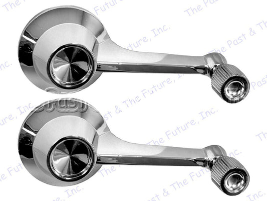 Door Window Regulator Crank Handle - Clip Style - Pair / 2 PCS MSWC65-1P