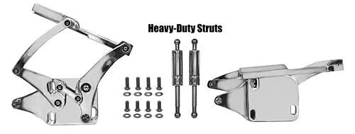 BILLET HOOD HINGES 1969-70 FORD MUSTANG / COUGAR PAIR