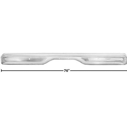 1960 61 62 Chevy Pickup Truck Rear Bumper Fleetside w/License Plated Hole Chrome