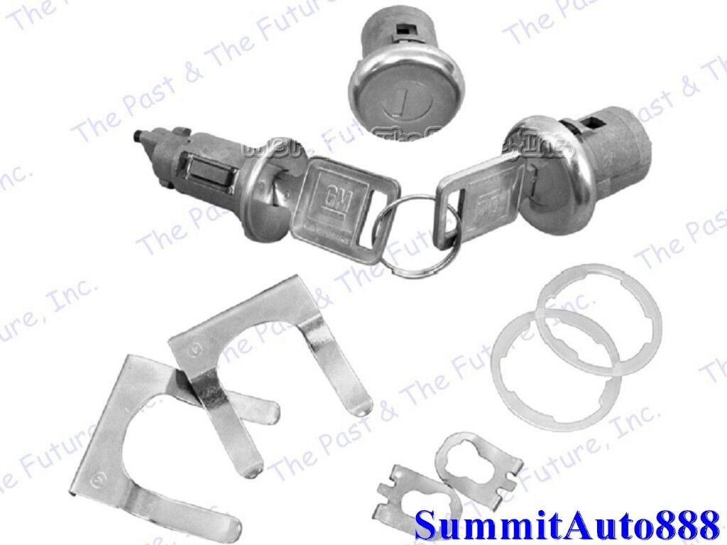 68 Camaro Ignition Door Lock Kit Later - Square Head Key CALS68-3