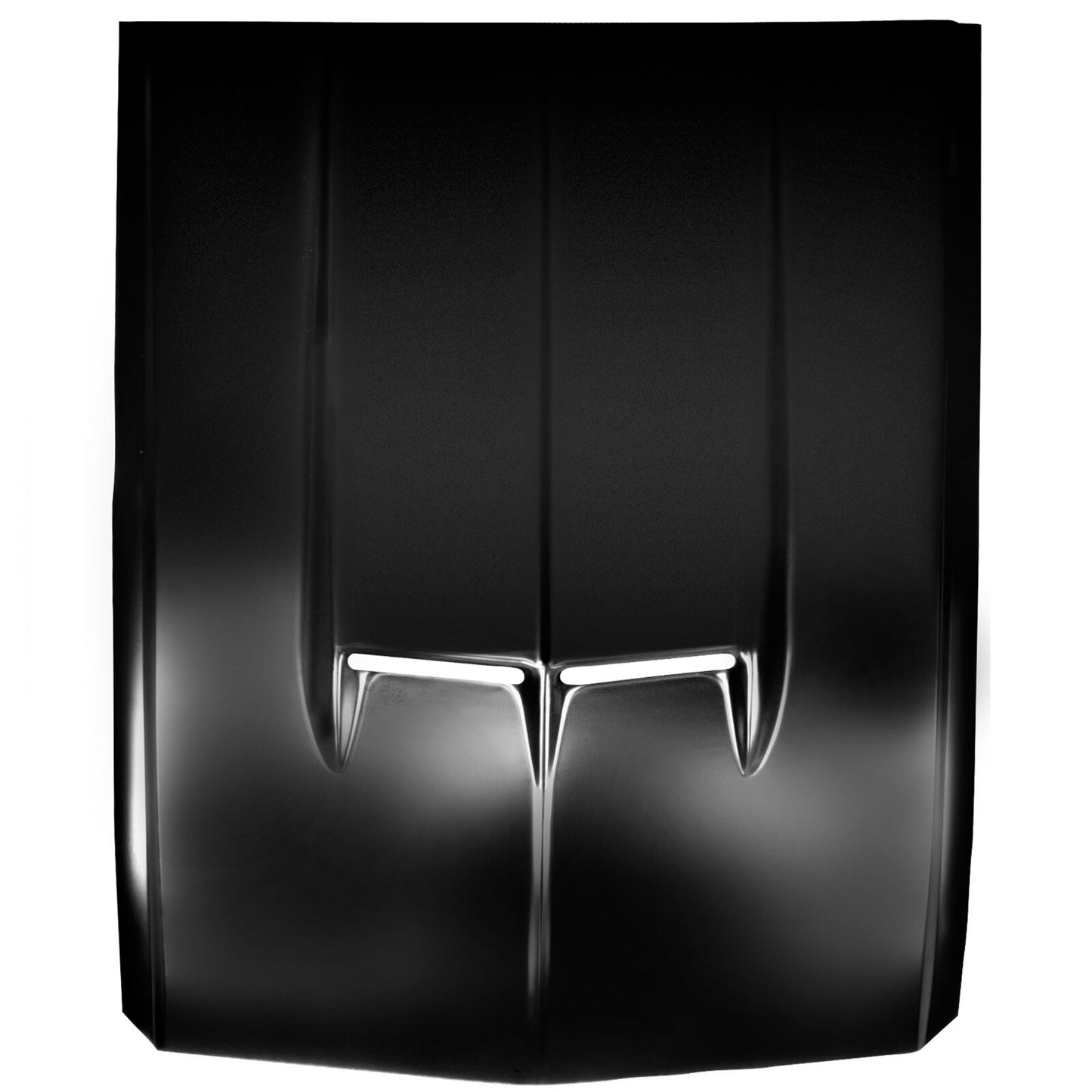 Eleanor Style Hood w/Functional Scoop Black EDP Steel 1967~1968 Mustang Dii