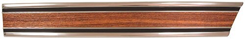BED MOLDING LOWER FRONT LH 1969-72 CHEVROLET T S/B WOODGRAIN