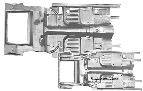 FLOORTRUNK  PAN 1965-68 FORD MUSTANG CONVERTIBLE
