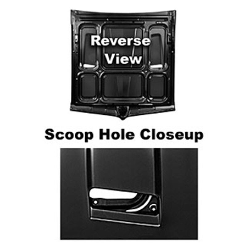 1964 Pontiac GTO Hood Panel - Scoop Style EDP Steel Hood New Dynacorn